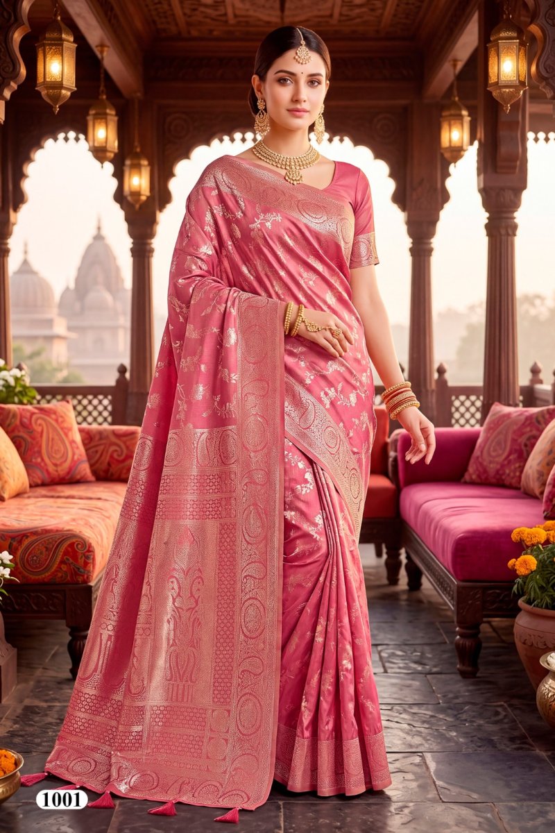 Vedika Silk Vol 1 By Saroj Bamboo Silk Saree 